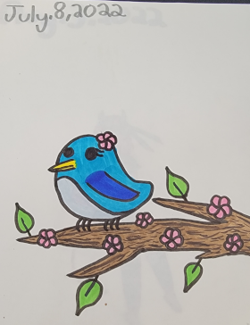 Artwork by Danica, July 2022